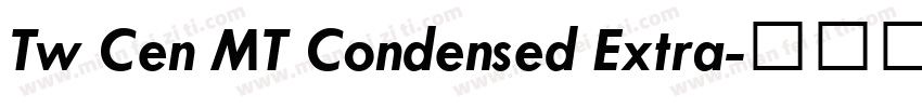 Tw Cen MT Condensed Extra字体转换